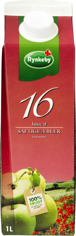 16 SAFTIGE ÆBLER